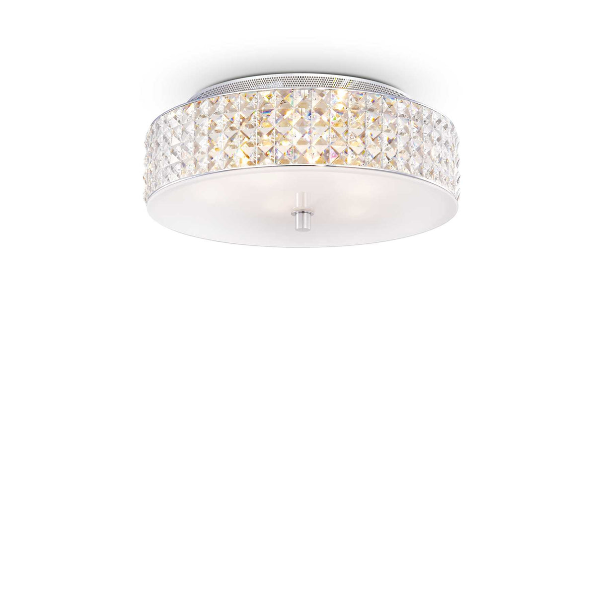 Modern Roma 6-Light Crystal Flush Mount Fixture