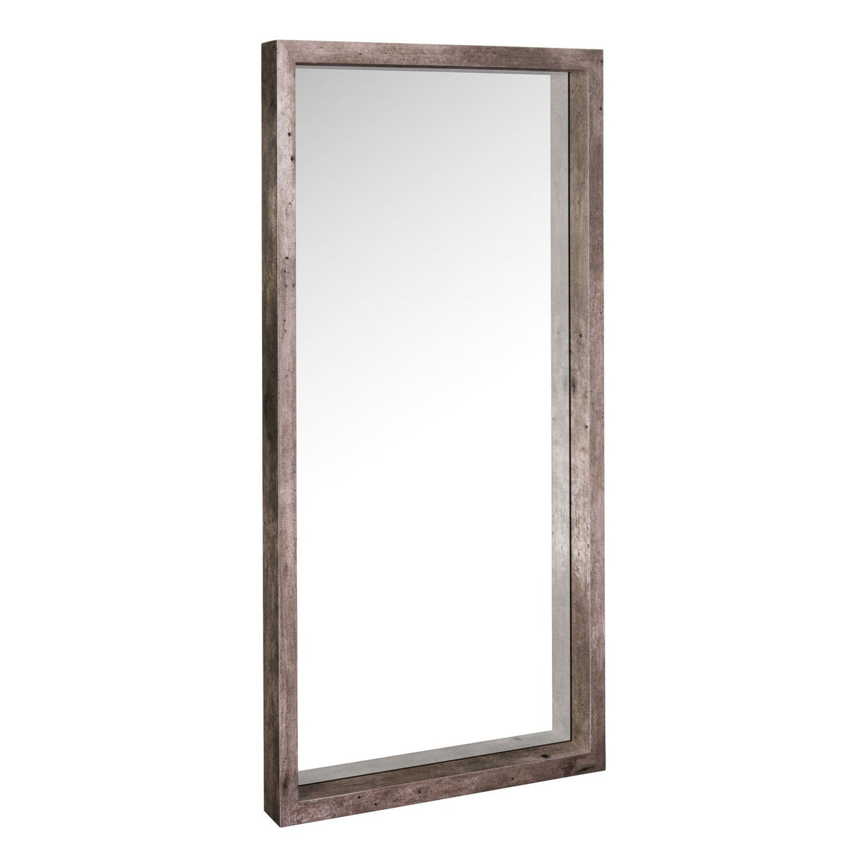 Rocco Mirror Distressed Concrete Effect 90 X 50cm