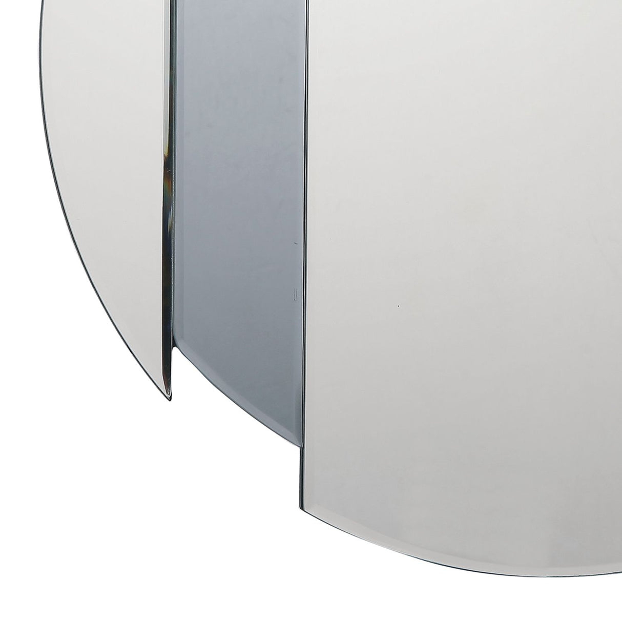 Yulia Silver And Smoked Mirror 50cm
