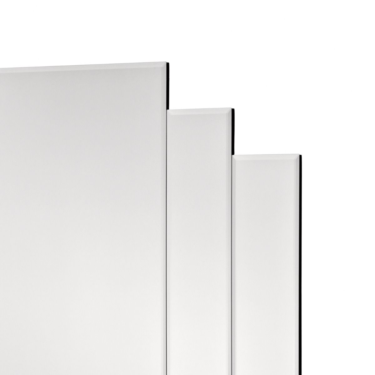 Odeon Rectangle Stepped Mirror 88 x 88cm
