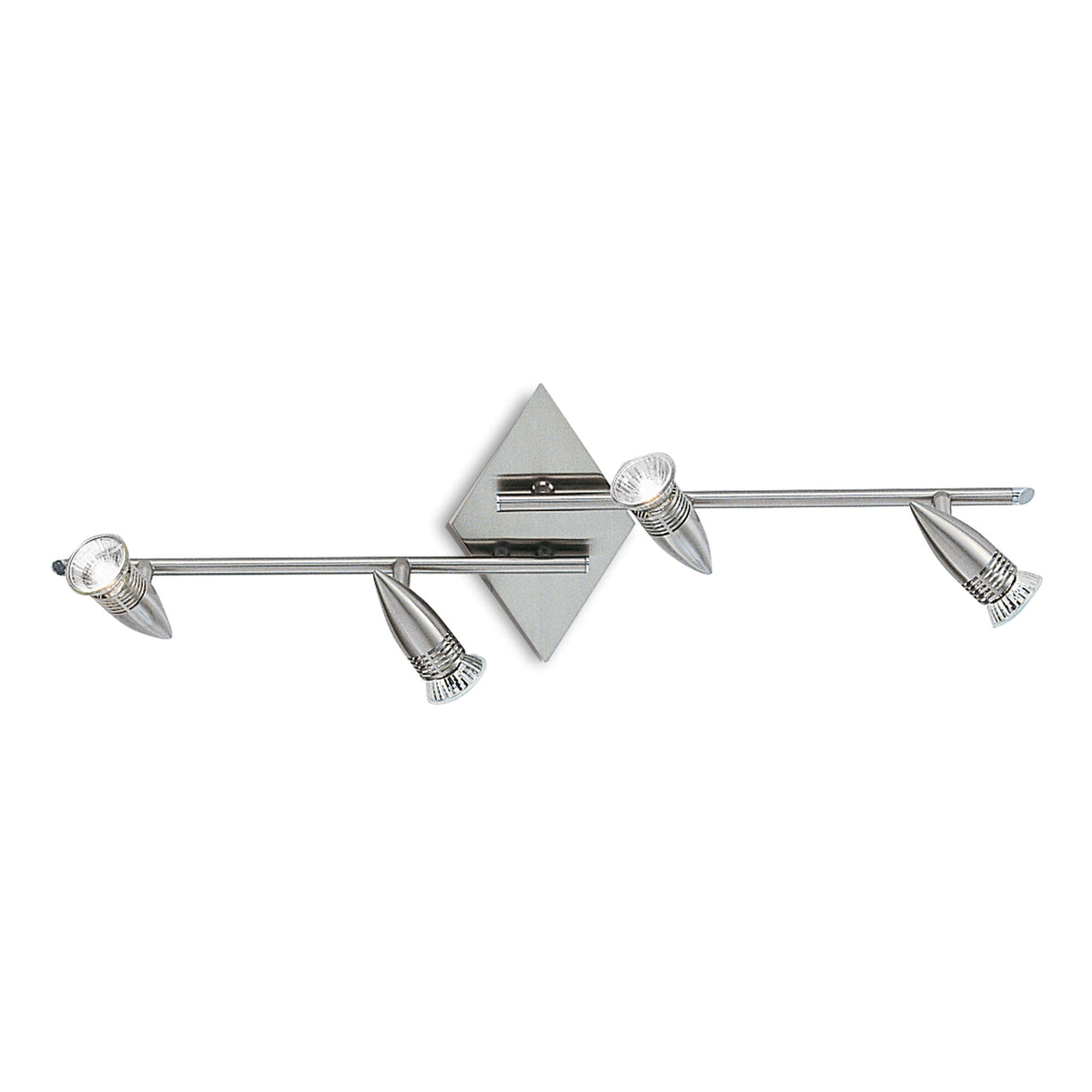 Sleek Alfa Modern Dual Arm Spotlight Fixture