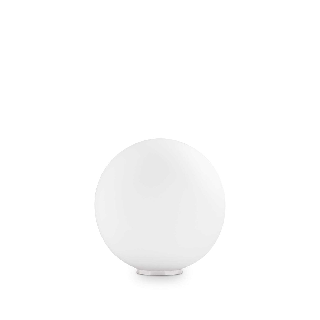 Sleek Modern Mapa White Globe Table Lamp - 20cm Diameter