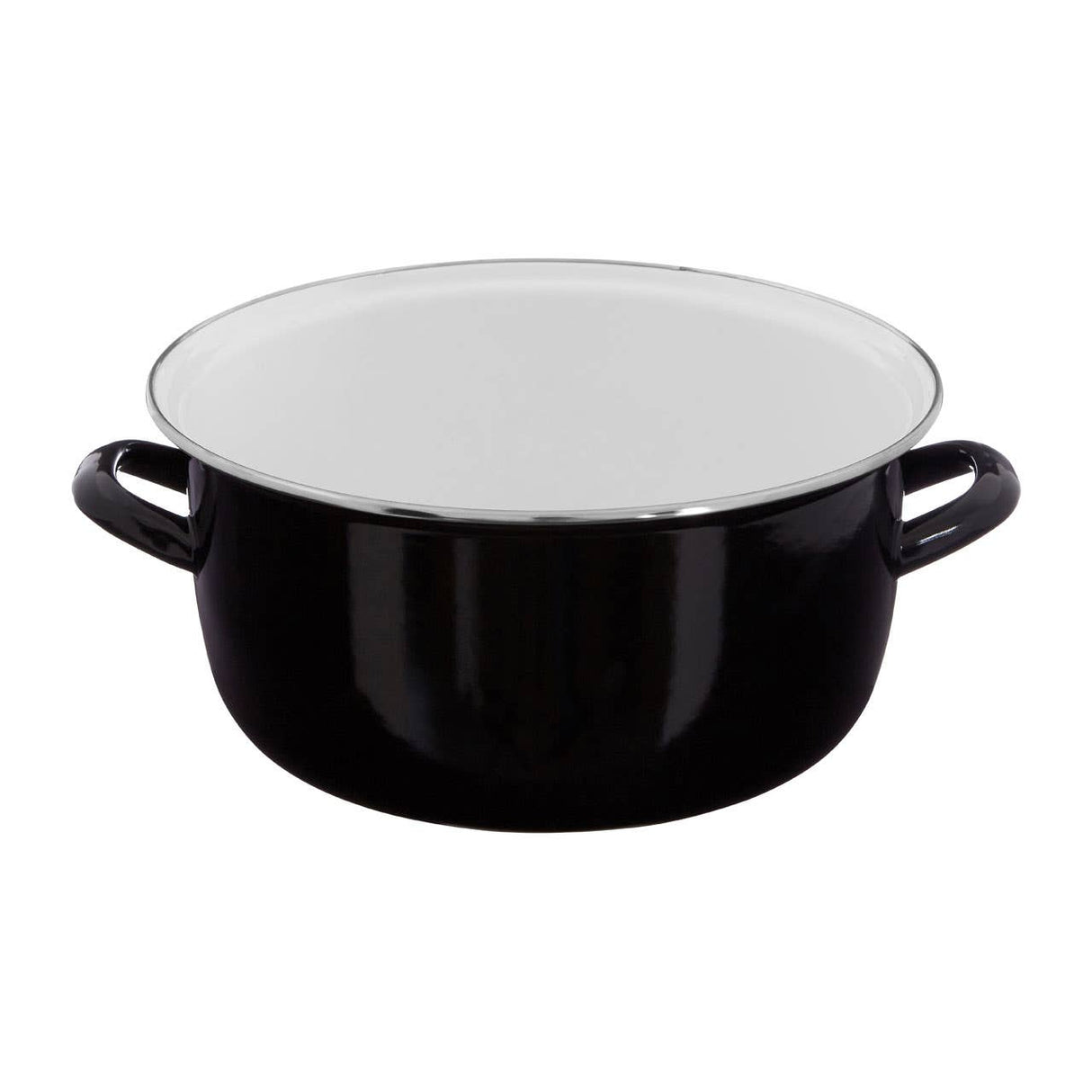 Telo Black Enamel On Steel Deep Fryer