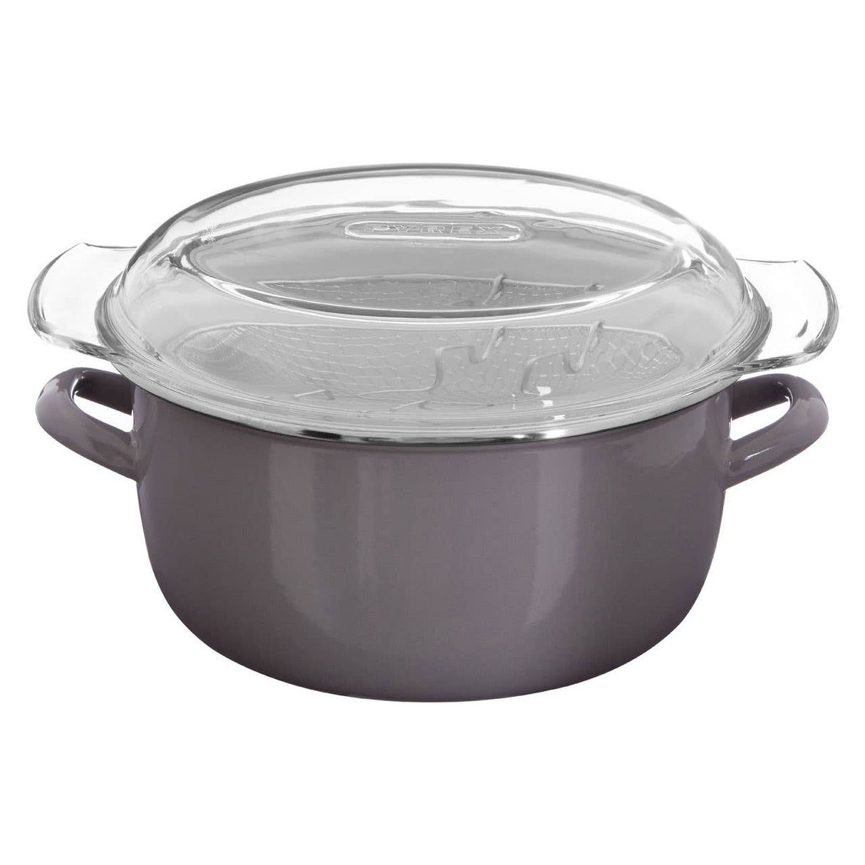 Telo Grey Enamel Deep Fryer