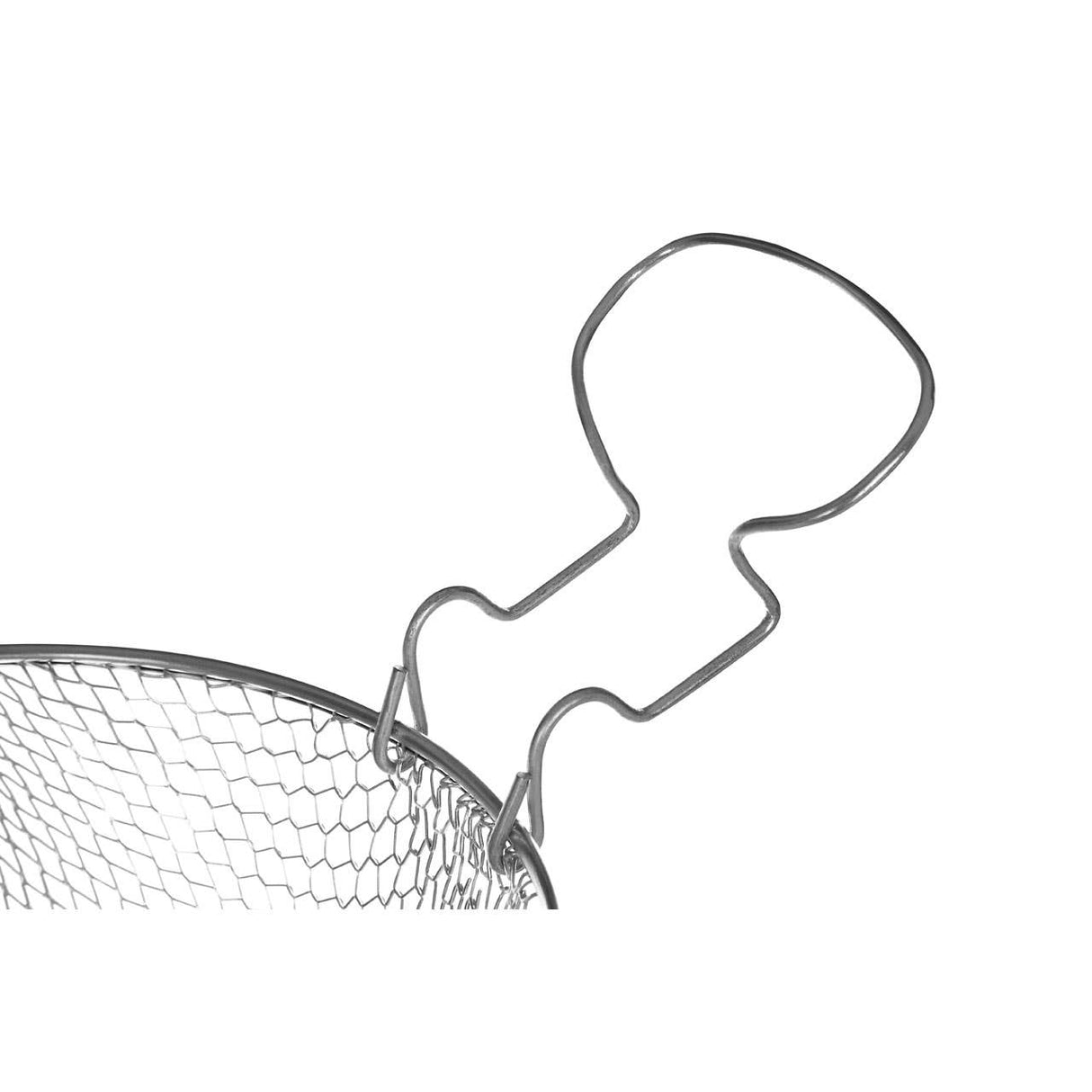 Telo Silver Fryer Basket With Curved Handle