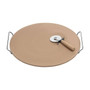 Pizza Stone And Cutter Large Set