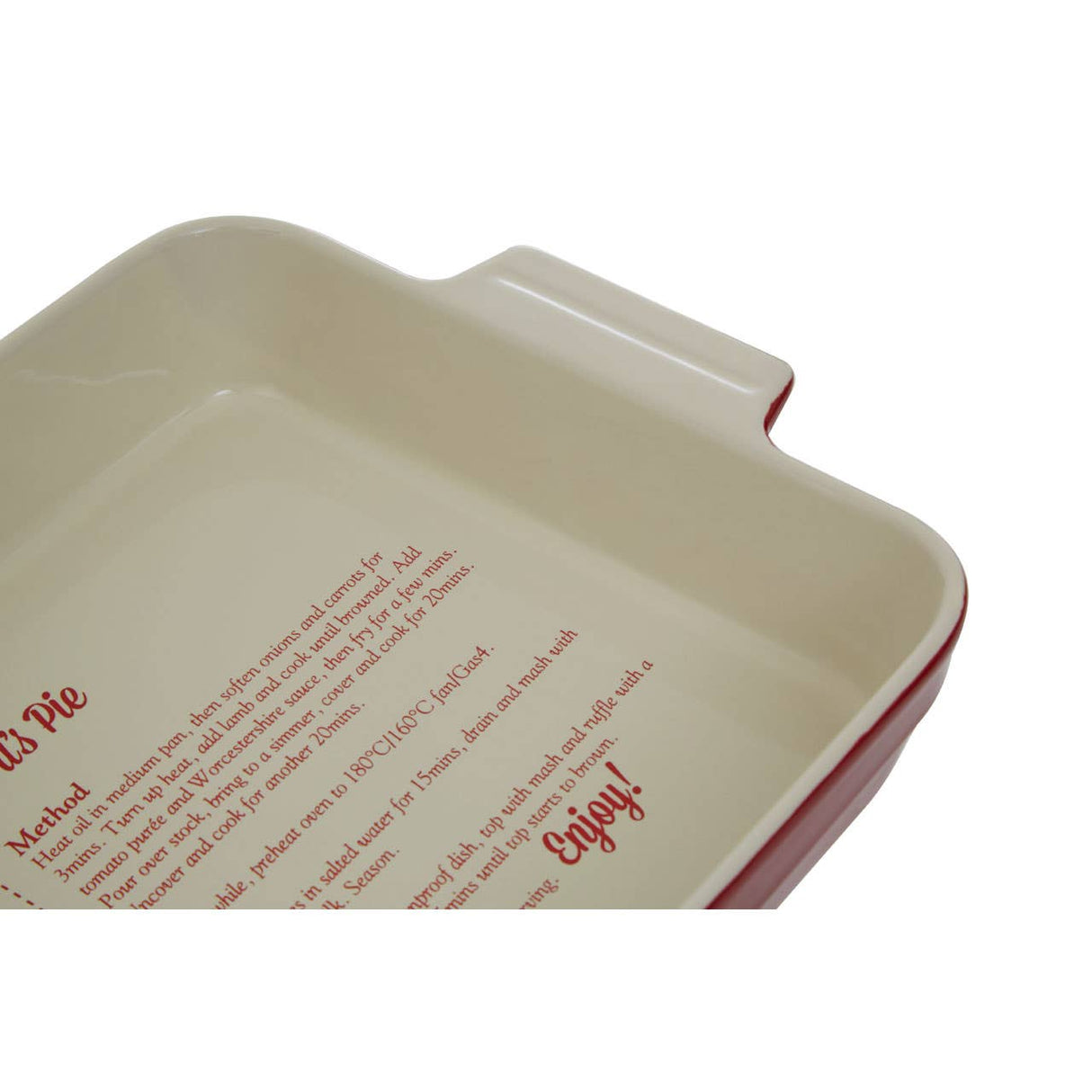 From Scratch Red Stoneware 3300ml Oven Dish