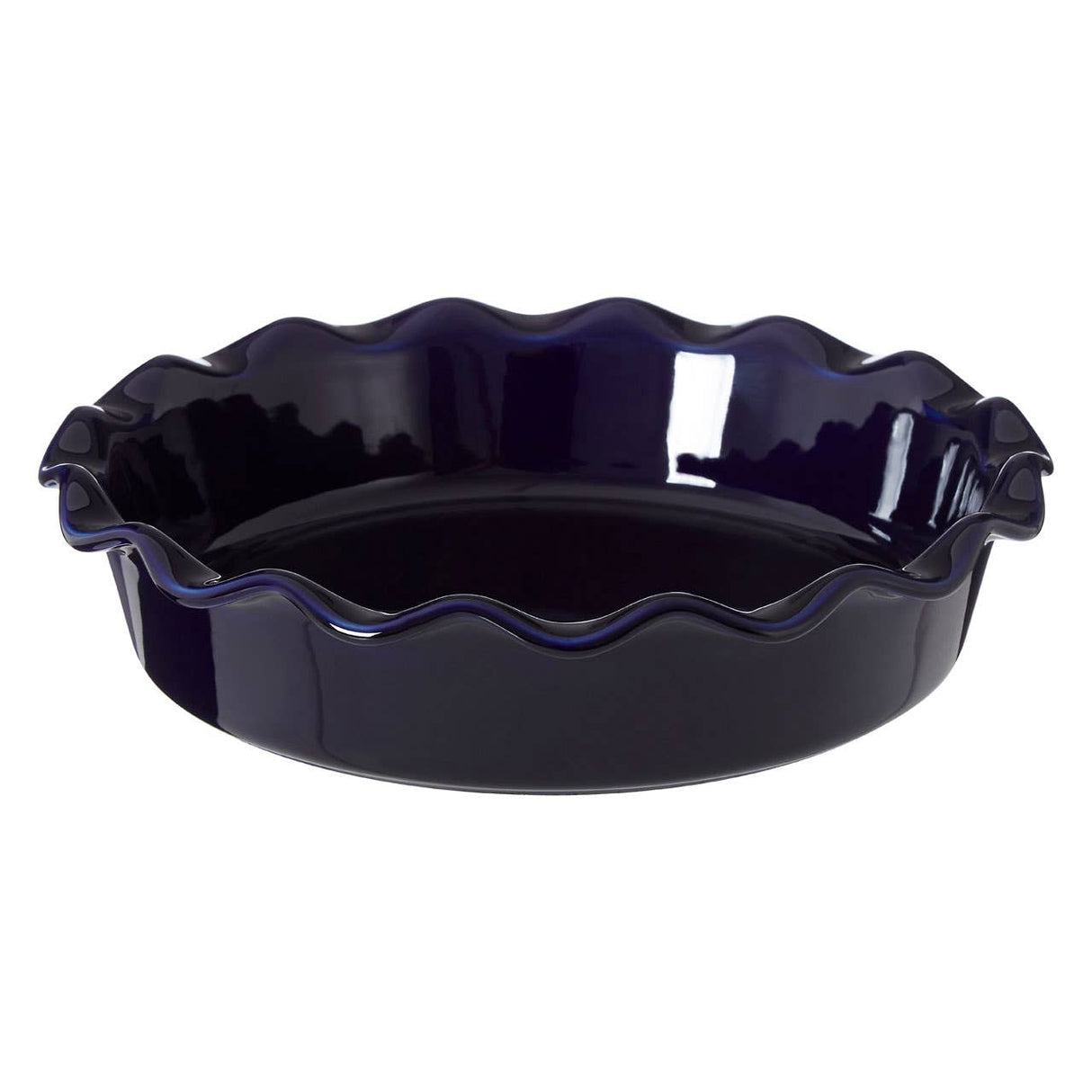 Modern Retro Round Dish With Curved Edges