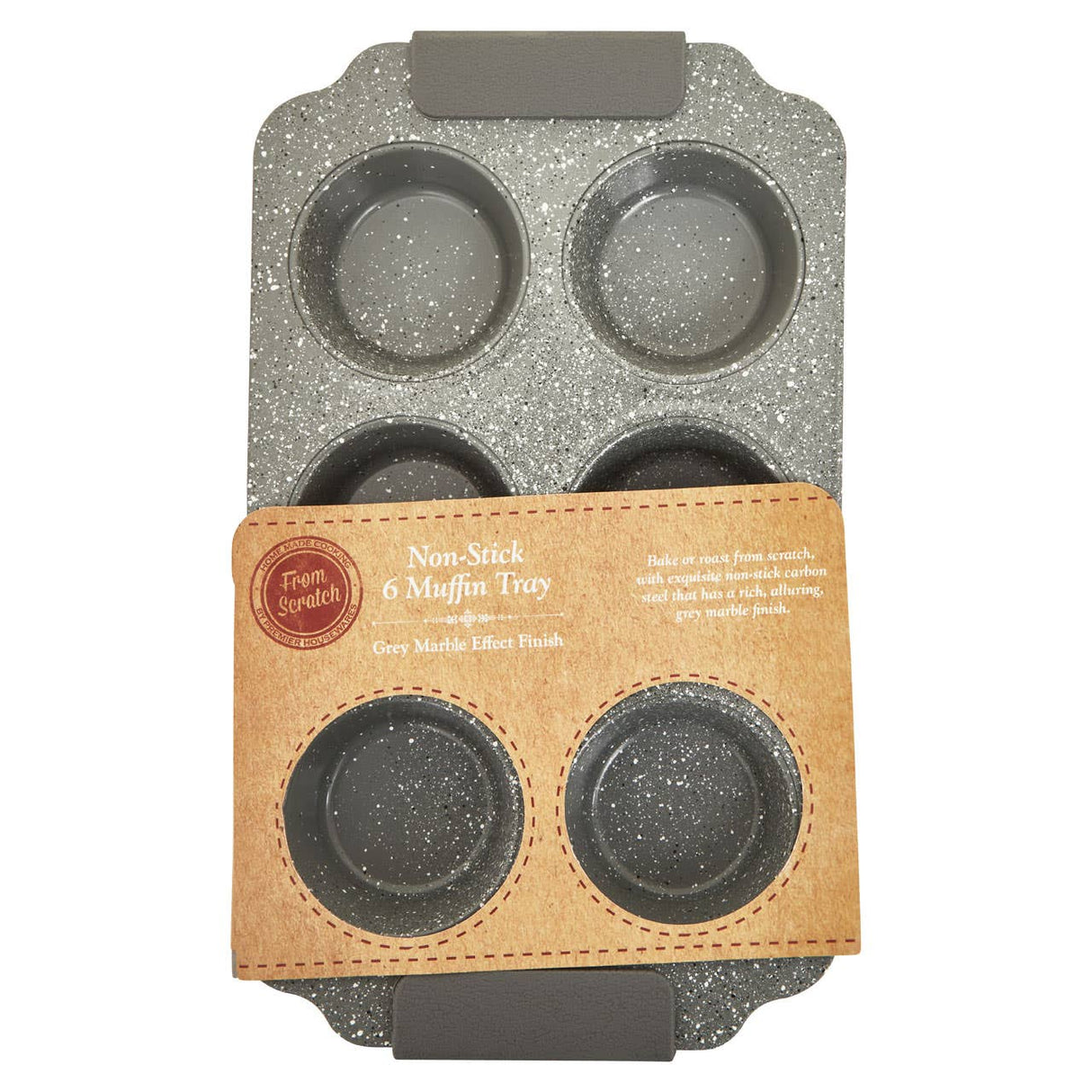 From Scratch Six Cup Marble Effect Muffin Tray