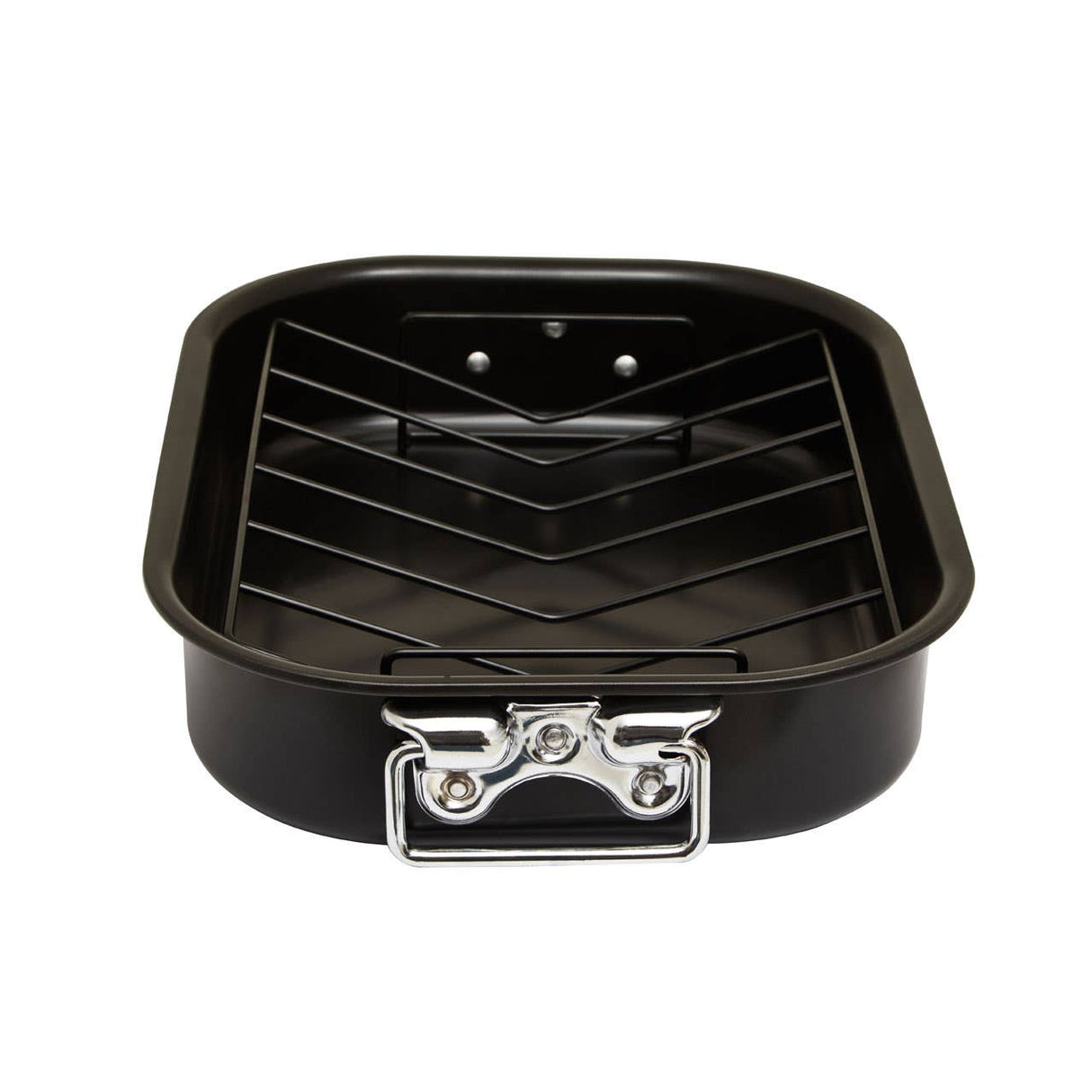 From Scratch Large Black Roasting Pan With Rack