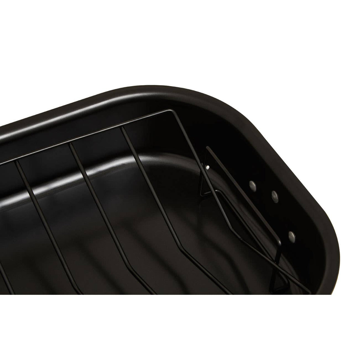 From Scratch Large Black Roasting Pan With Rack