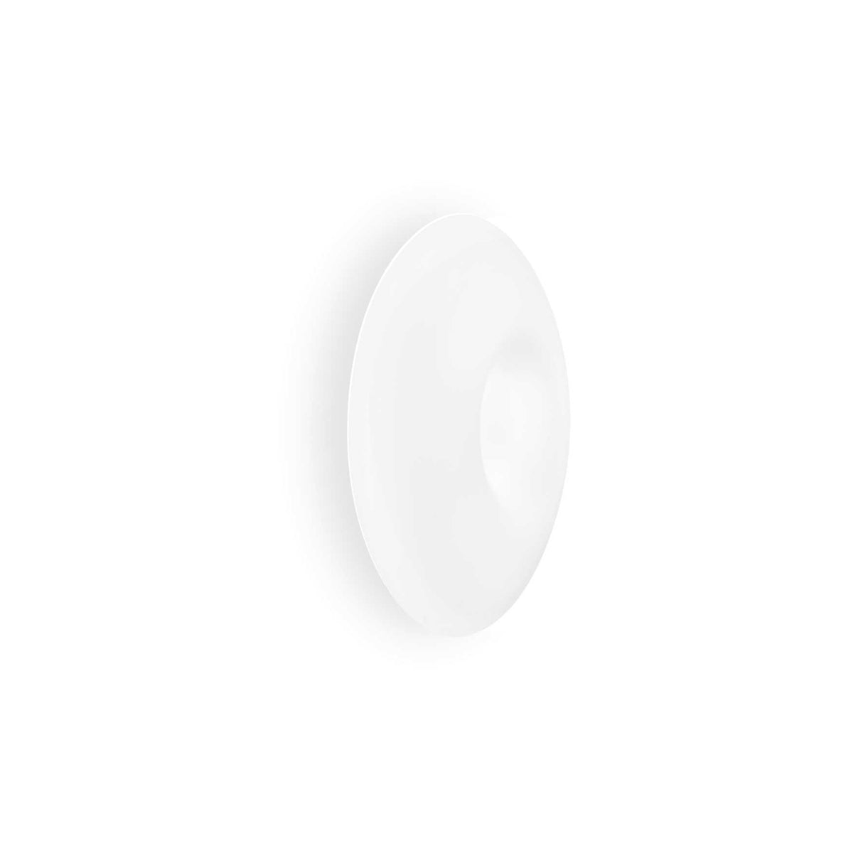 Radiant Contemporary White Round Wall and Ceiling Light