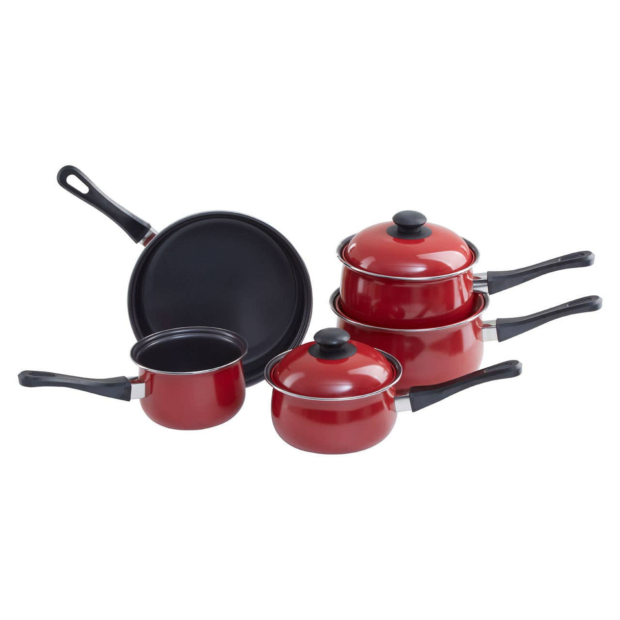 Viggo 5Pc Red Belly Pan Set