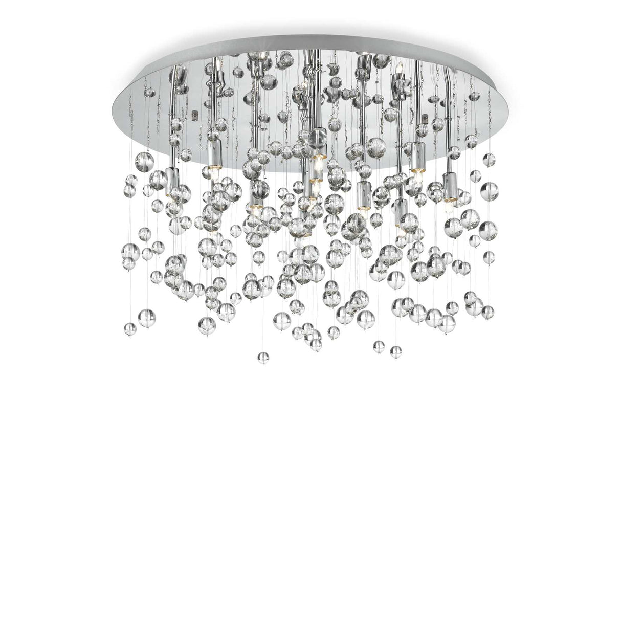 Neve Modern Chrome 8-Light Surface Spotlight