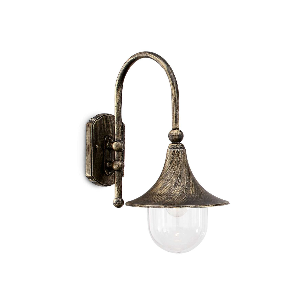 Vintage Goose Neck Outdoor Wall Lantern - Cima Collection