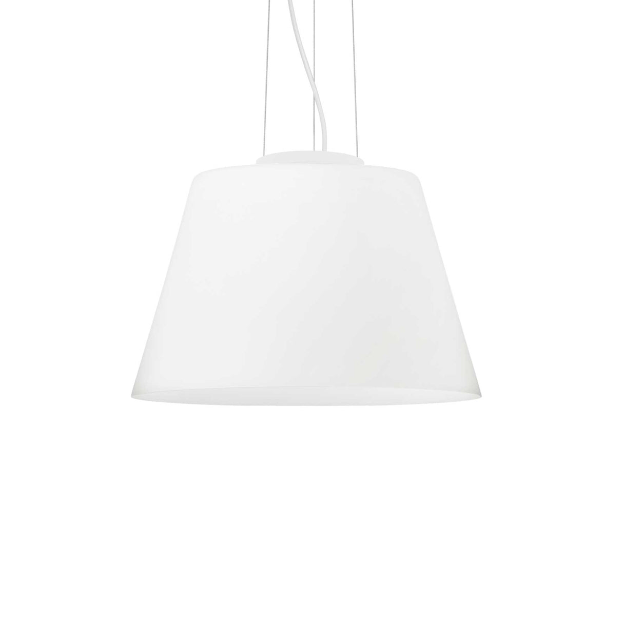 Elegant Modern White Pendant Light - Cylinder Design, D40
