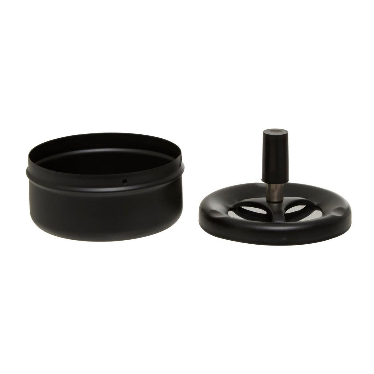 Matte Black Spinning Ashtray