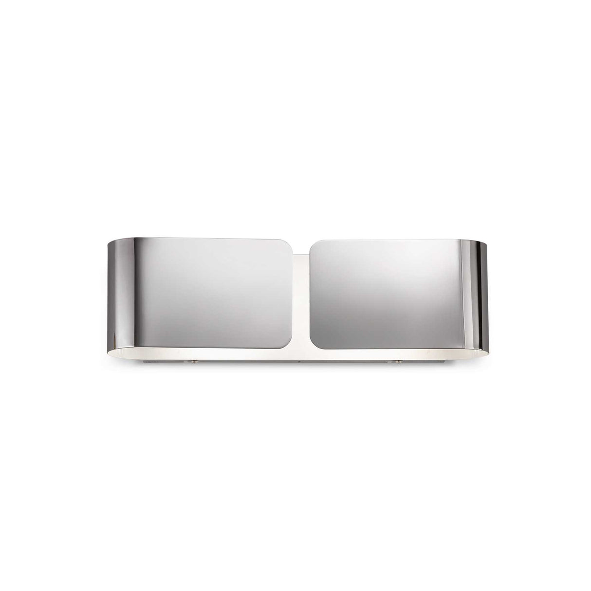 Contemporary Chrome Dual Wall Light Fixture