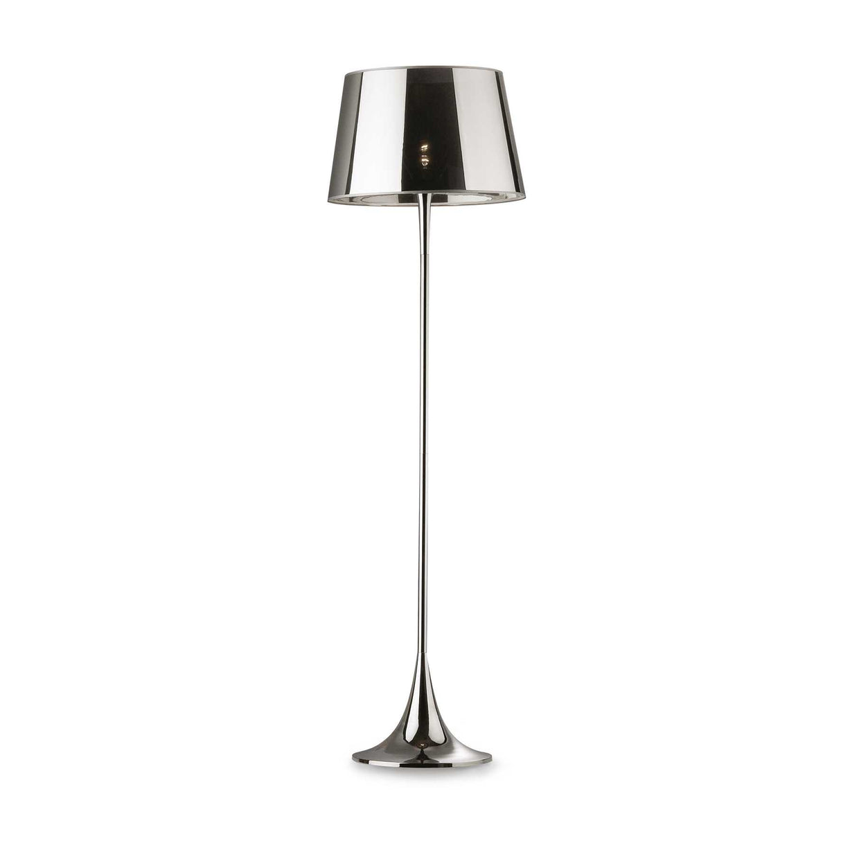 Contemporary London Reflective Chrome Floor Lamp