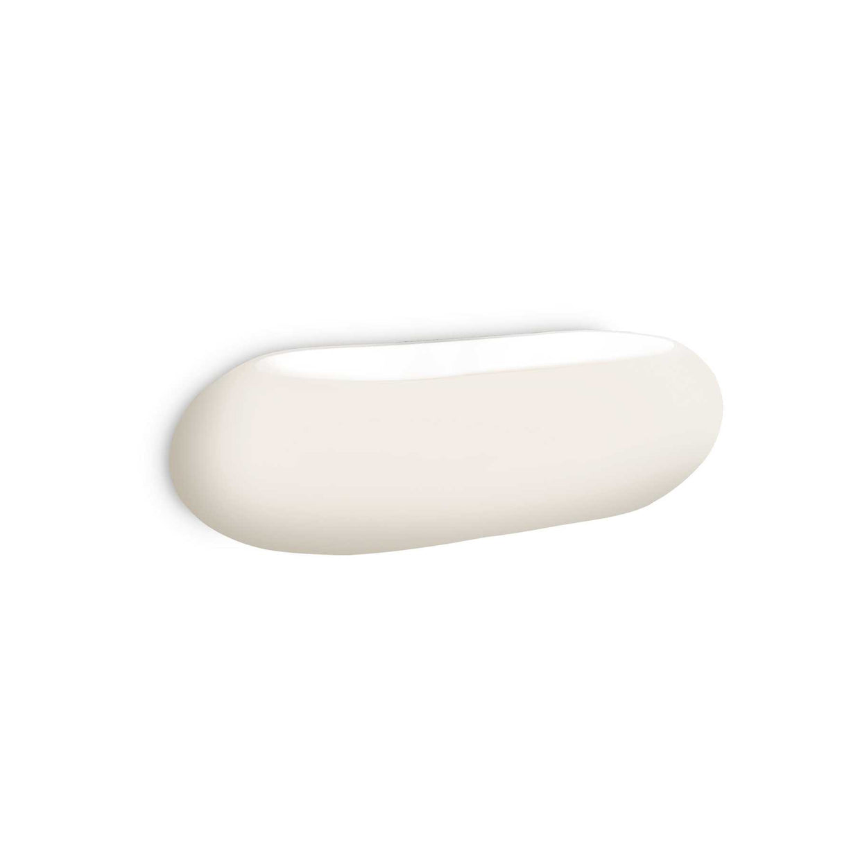 Contemporary Twin Wall Light in Matte White Finish