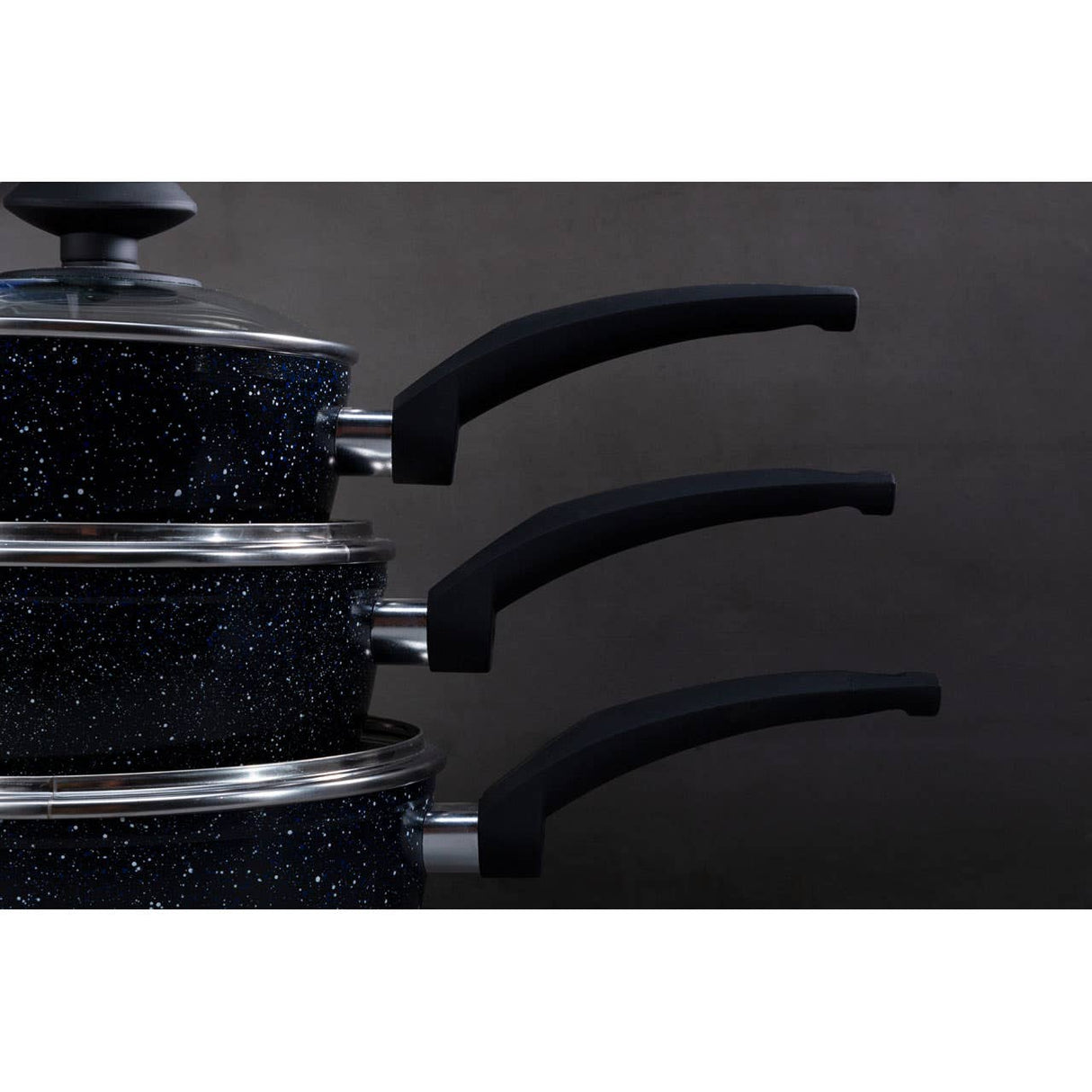 Stoneflam 16cm Saucepan With Glass Lid