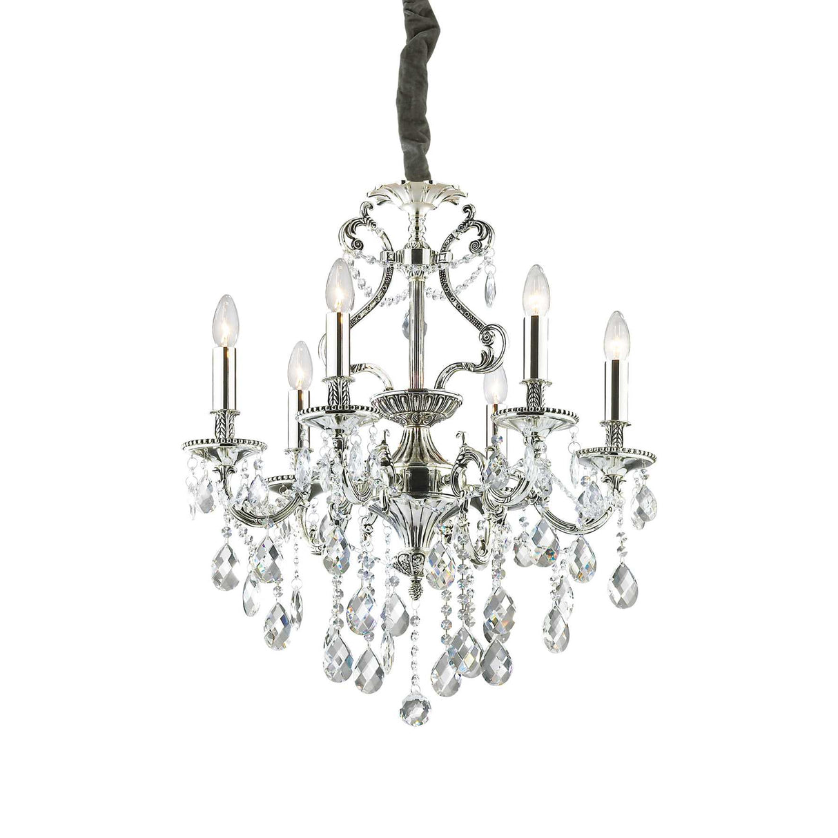 Gioconda Diamante Elegance 6-Light Classic Pendant Chandelier