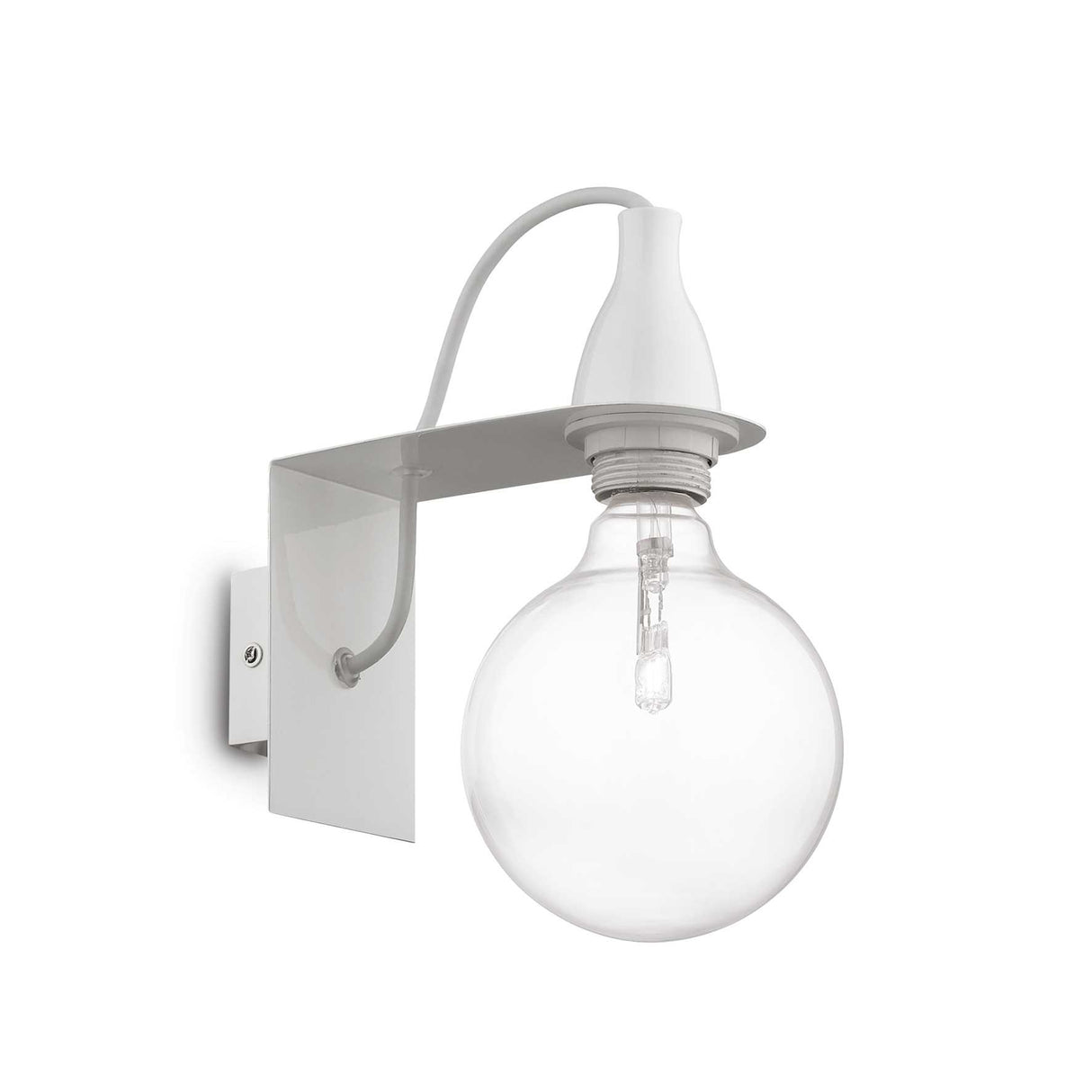 Sleek Modern White Wall Light