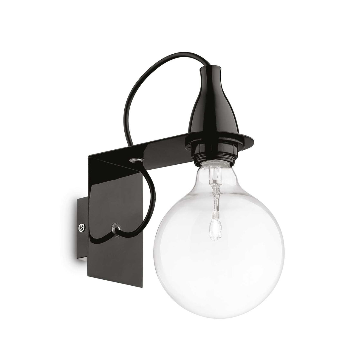 Sleek Black Modern Wall Light