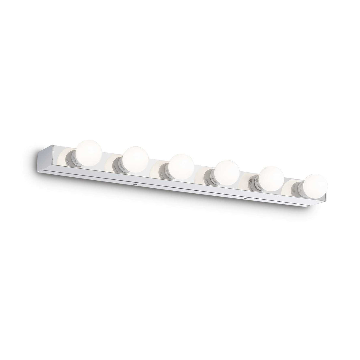 Prive' Sleek 6-Bulb Modern Indoor Wall Light Fixture