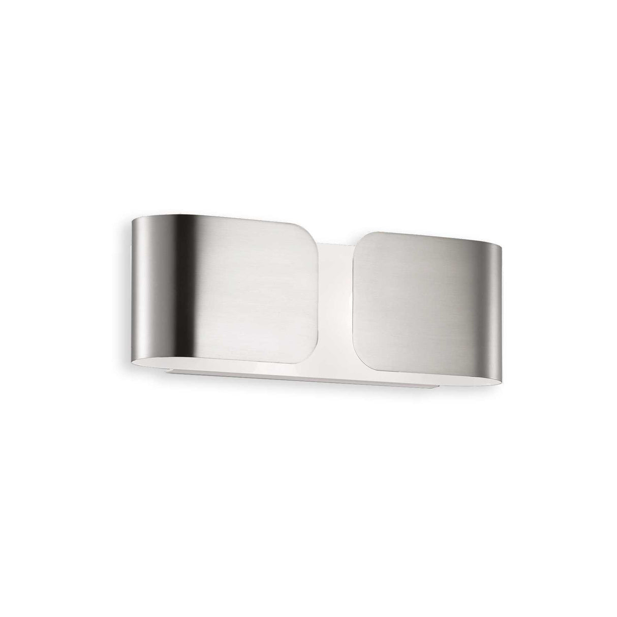 Contemporary Chrome Twin Wall Light Fixture