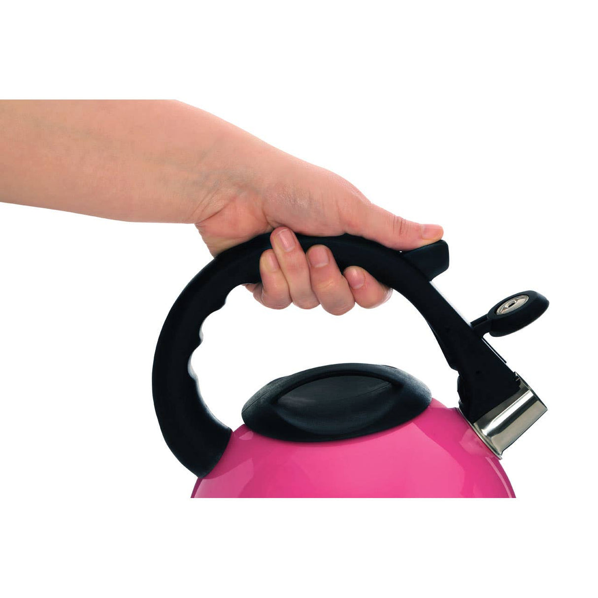 Hot Pink 2500ml Whistling Kettle