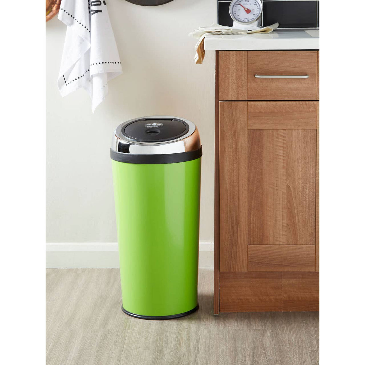 Miller Touch Top Lime Green Bin 30 Ltr