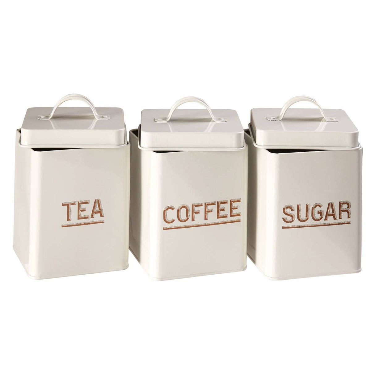 Easton 5pc Grey and Gold Enamel Storage Set