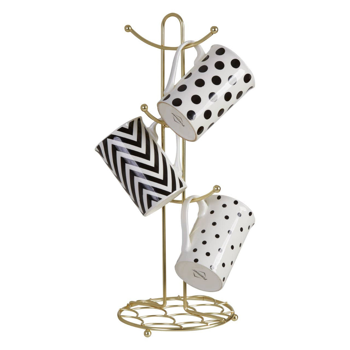 Vertex Deco Matte Gold Mug Tree