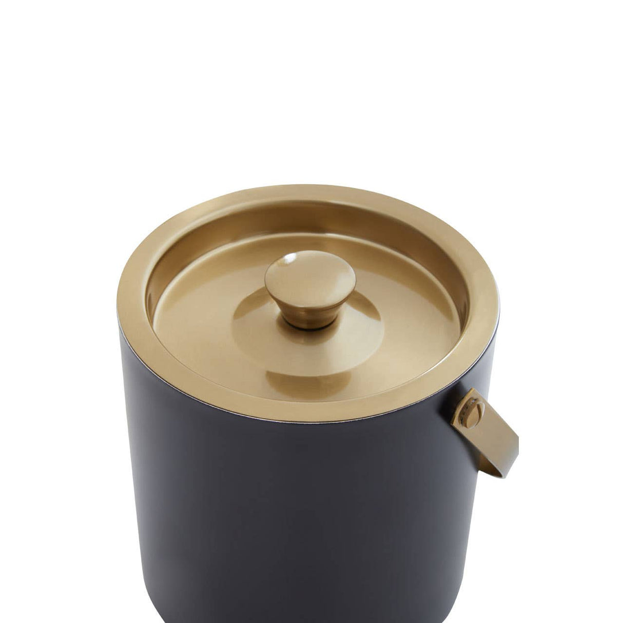 Mixology Black And Gold Finish Ice Bucket