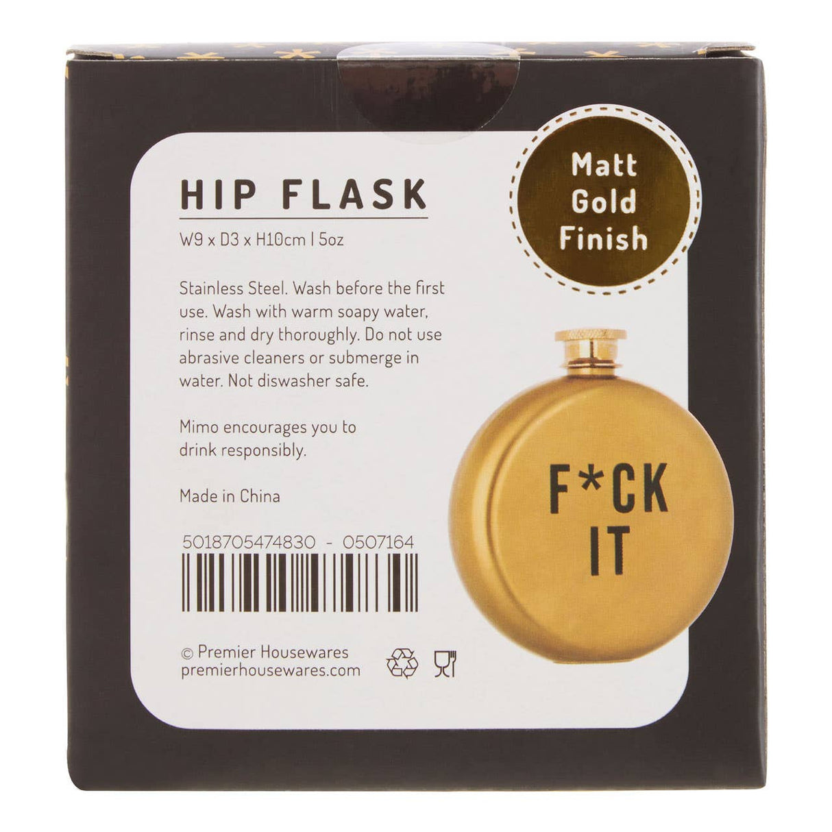 Mimo F*Ck It Hip Flask