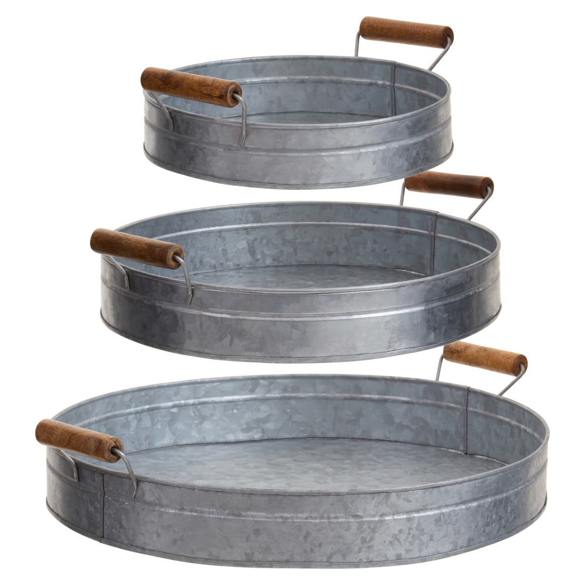 Drummond Three Piece Round Tray