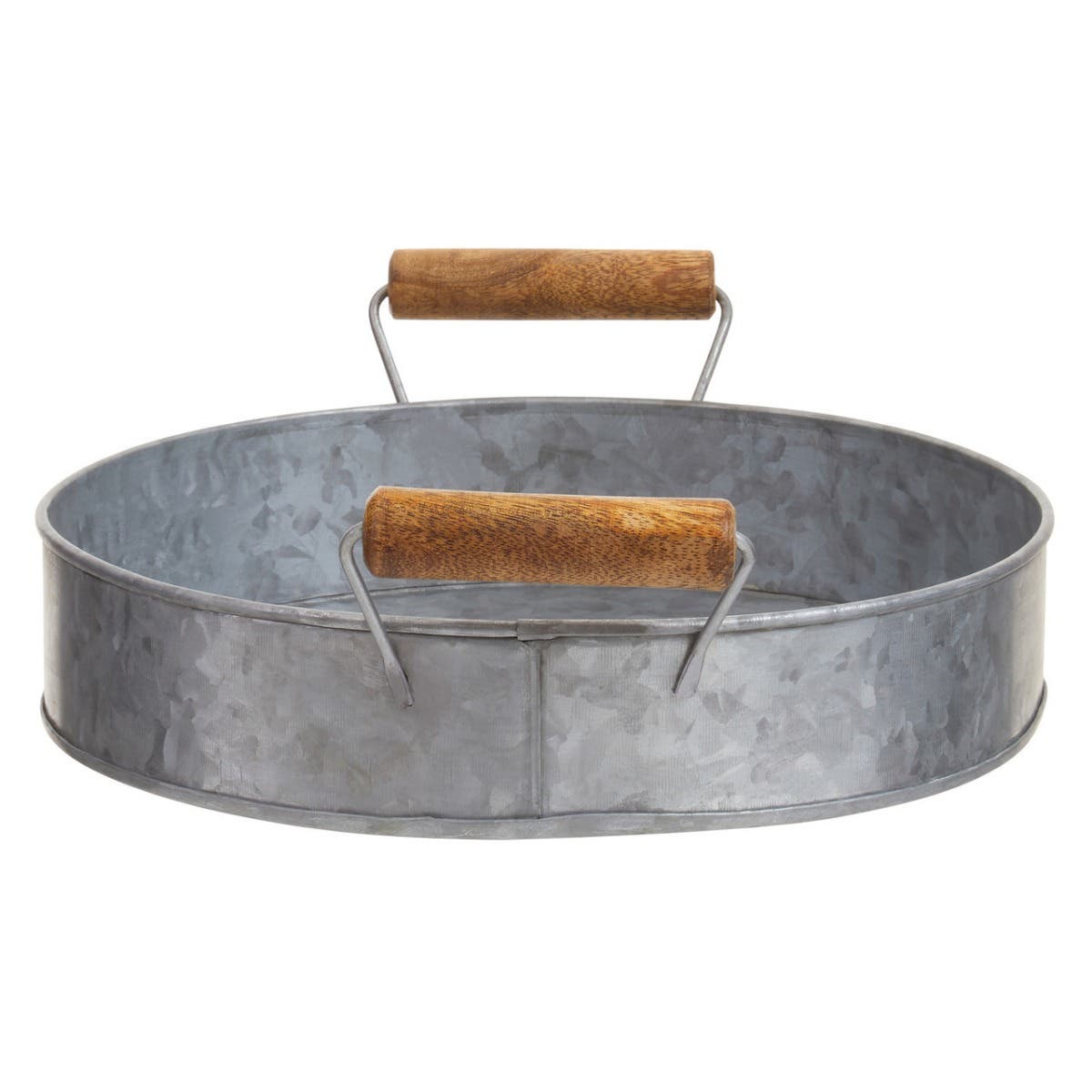 Drummond Galvansied Steel Round Tray