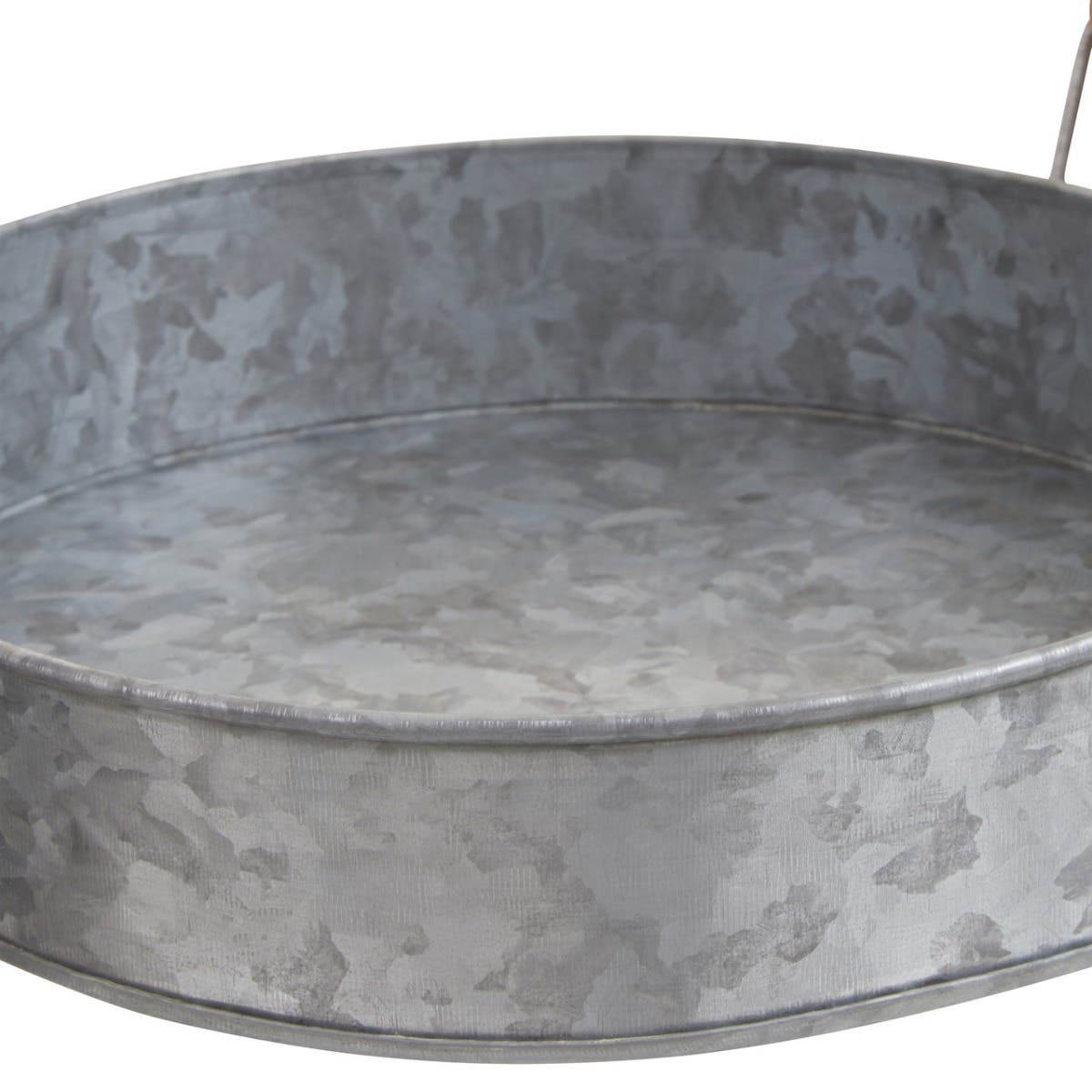 Drummond Galvansied Steel Round Tray