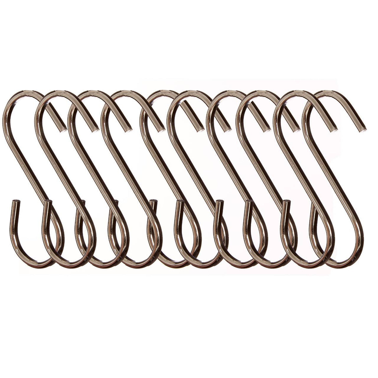 Sorello Chrome Hanging Hooks - Set of 10