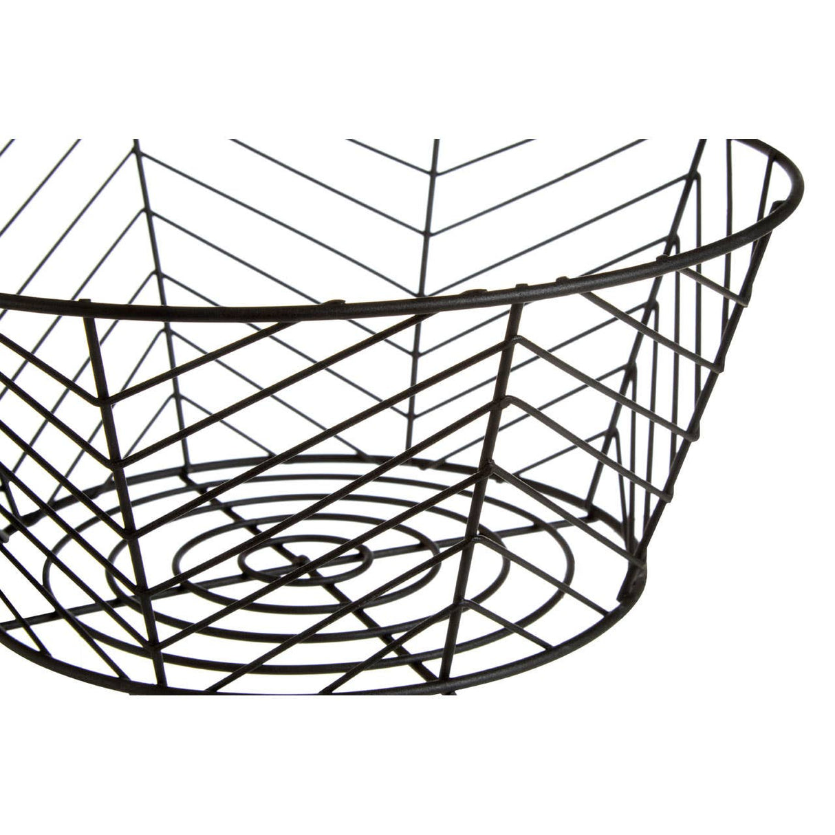 Vertex Black Powder Coat Fruit Basket