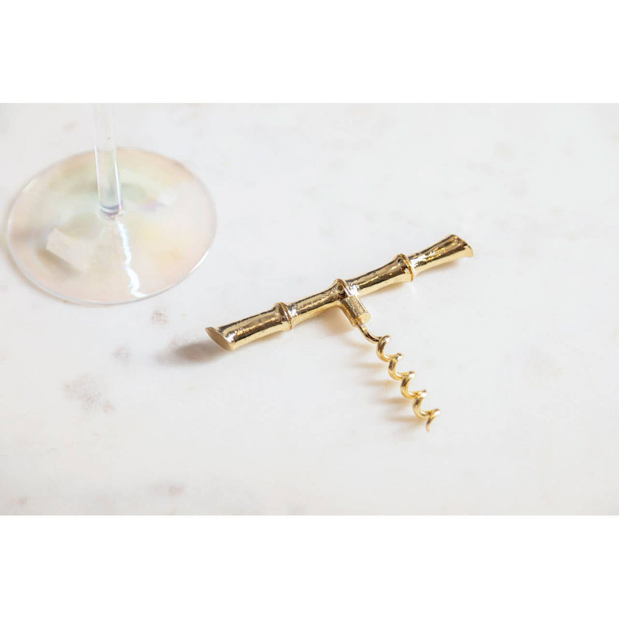 Modern Retro Bamboo Design Corkscrew
