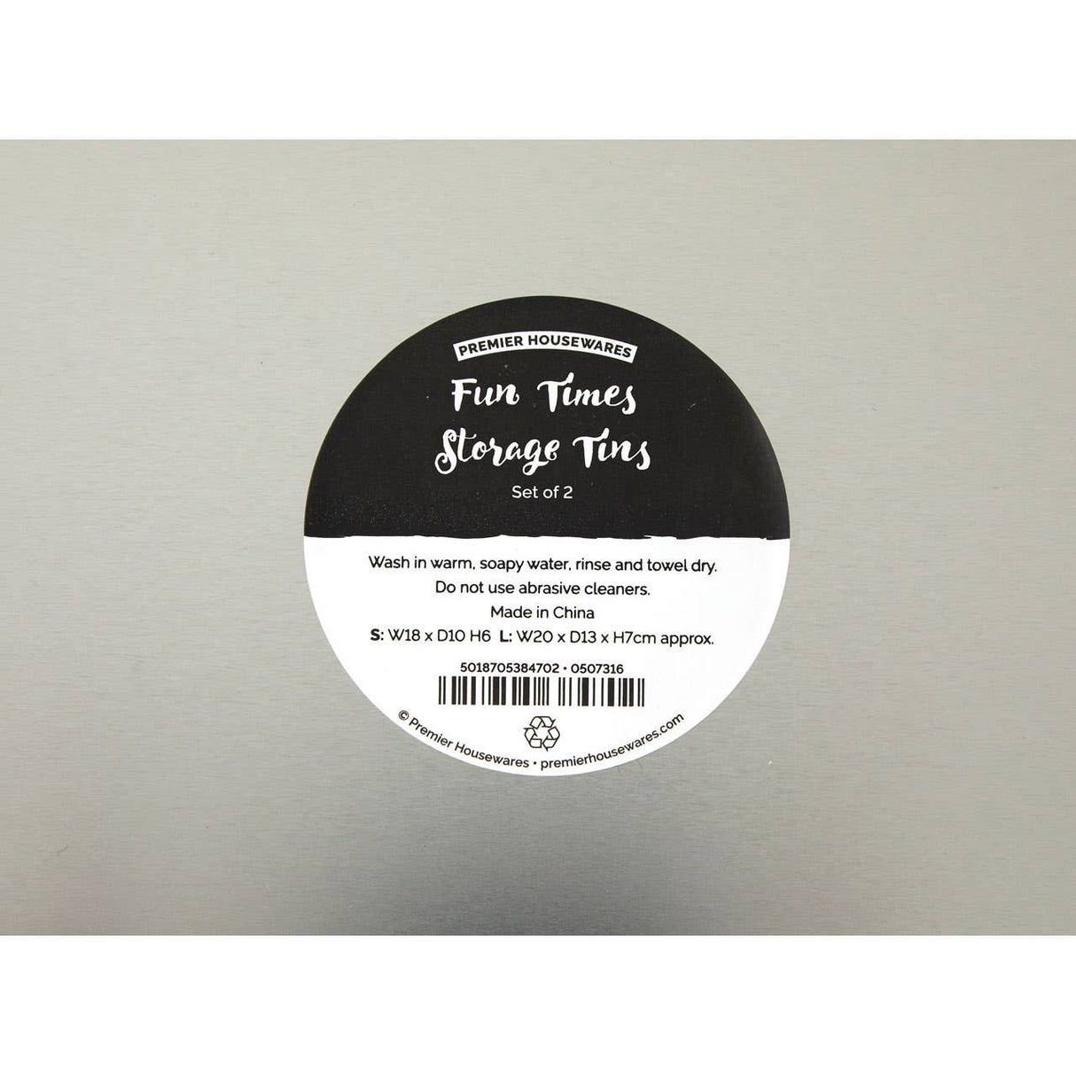 Fun Times Storage Tins - Set of 2