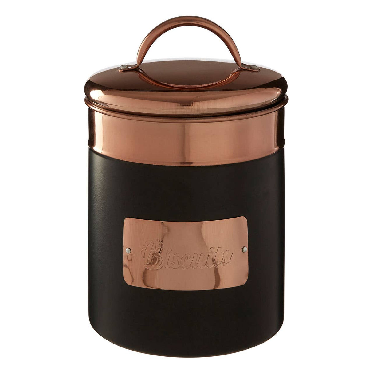Prescott Charcoal And Copper Biscuit Canister