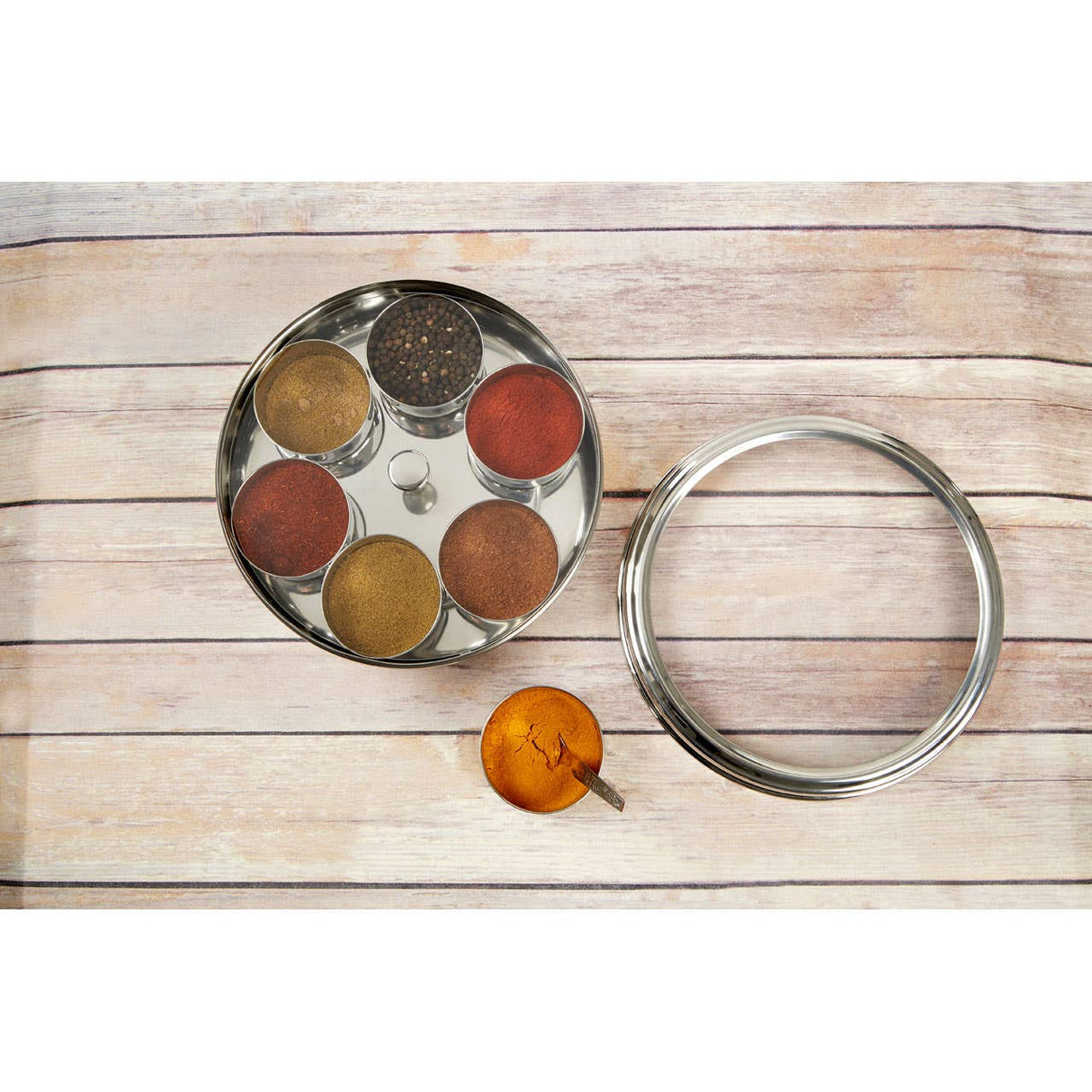 Syd 7 Piece Spice Storage Clear Lid Container Set