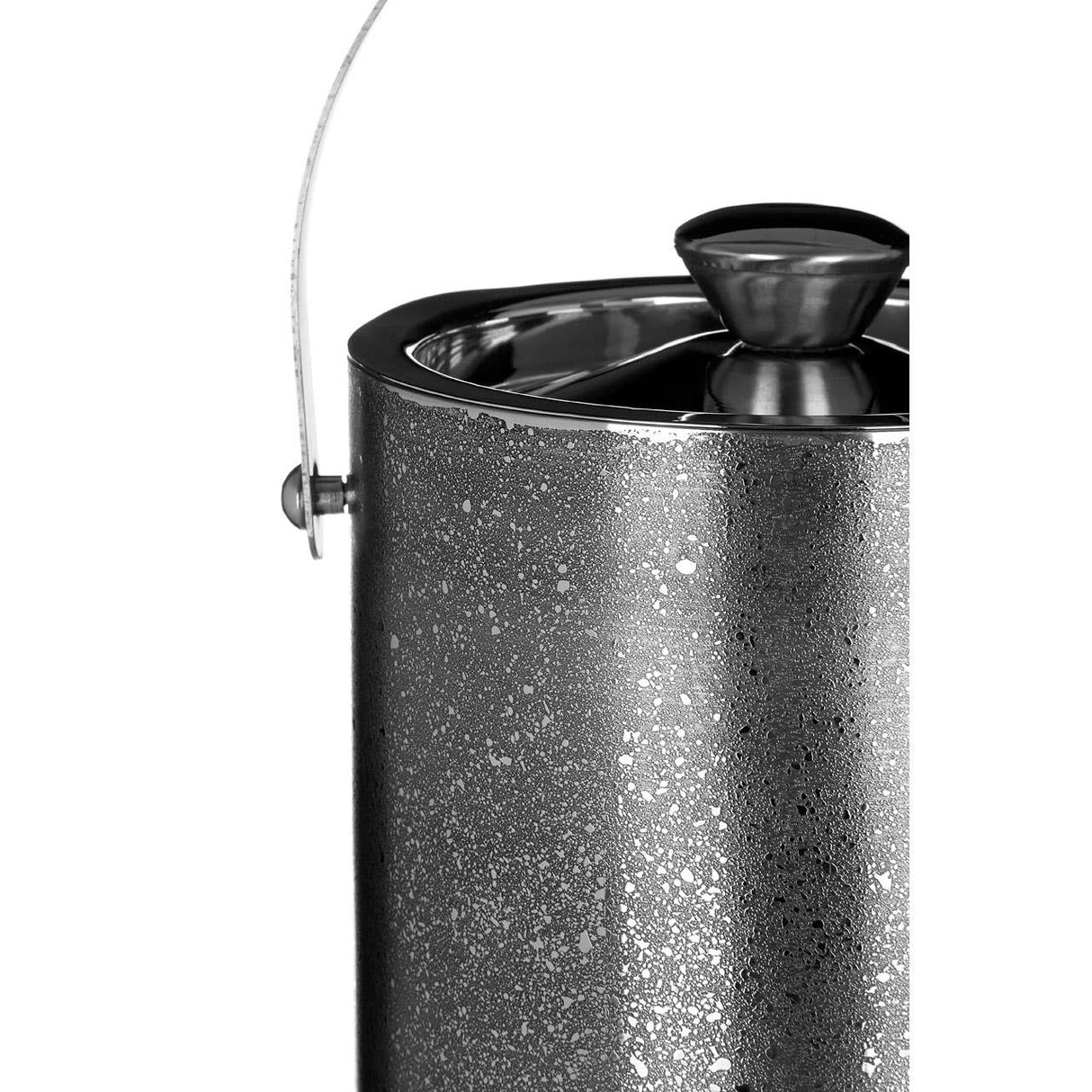Glitter Effect Ice Bucket With Lid