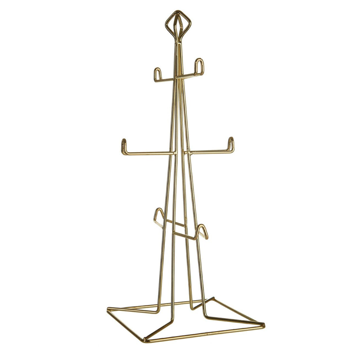 Vertex Gold Finish 6 Cup Mug Tree