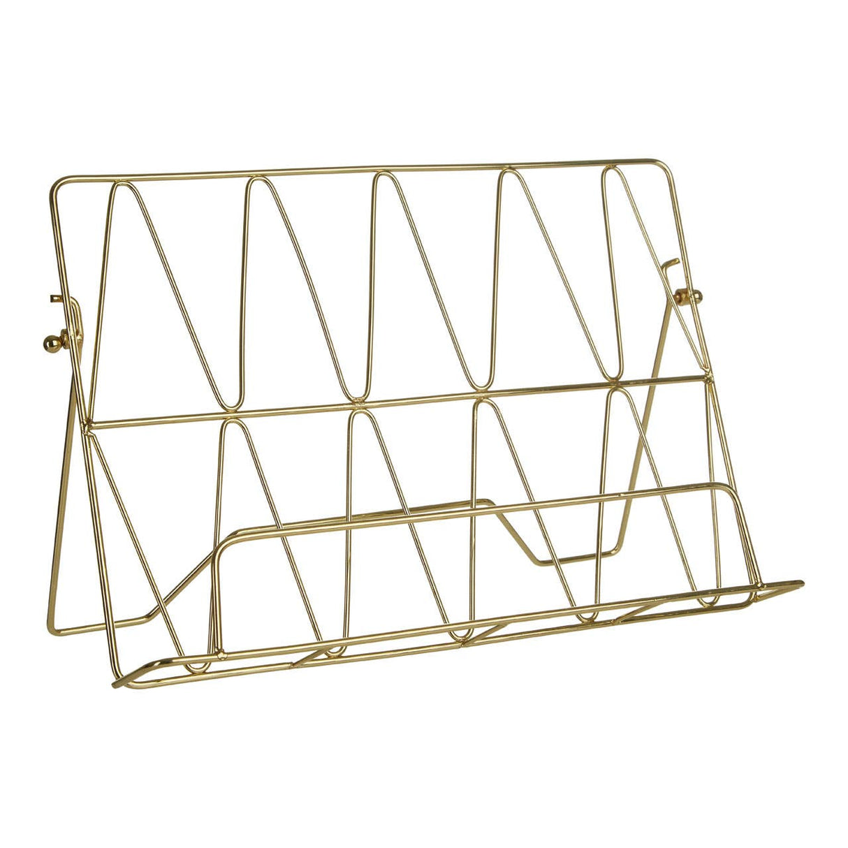 Vertex Gold Finish Cookbook Stand