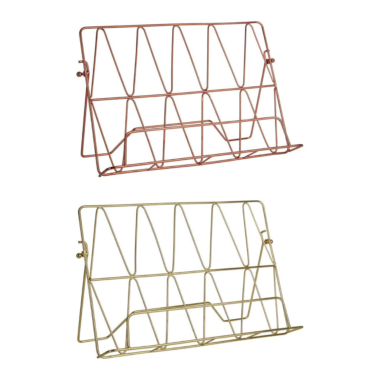 Vertex Gold Finish Cookbook Stand