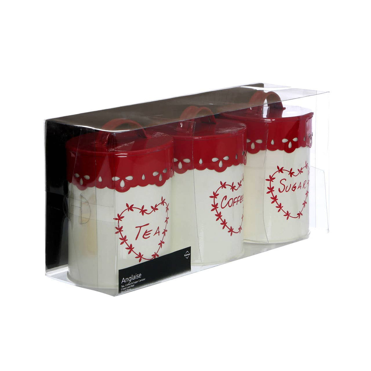 Anglaise Tea Coffee & Sugar Canister Set